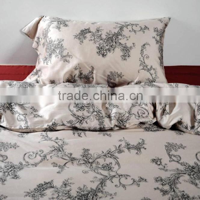 High quality 100% cotton percale printed bed sheet/duvet/bed cover/bedding set