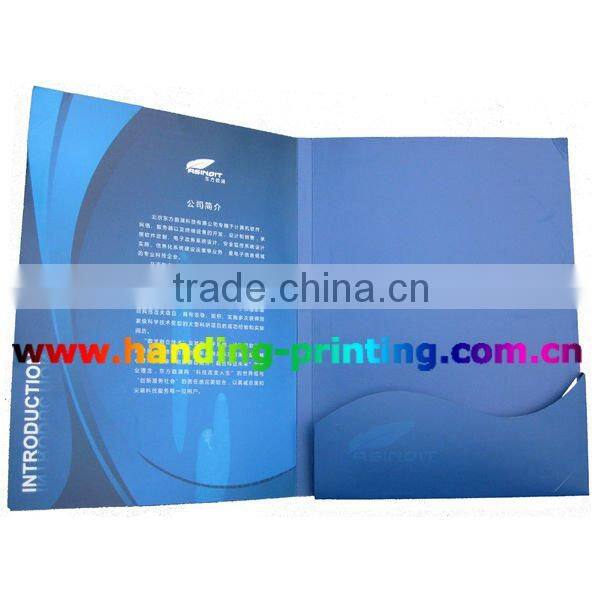 Printed cheap paper pocket folder