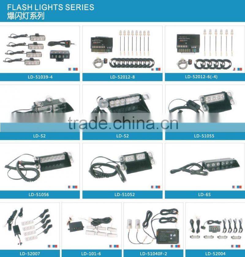 4*4LED daytime running flash light Firemen Police Truck Flash Light Wireless remote control car net warning emergency light