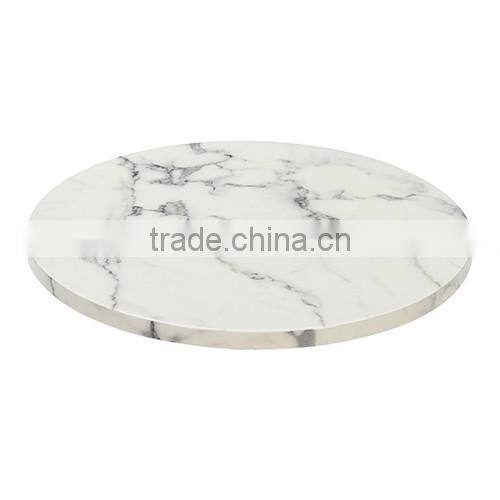 2016 hot sale modern furniture custom cut carrara marble inlay table top dining table