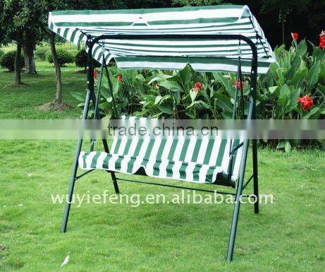 Outdoor steel hanging swing chair