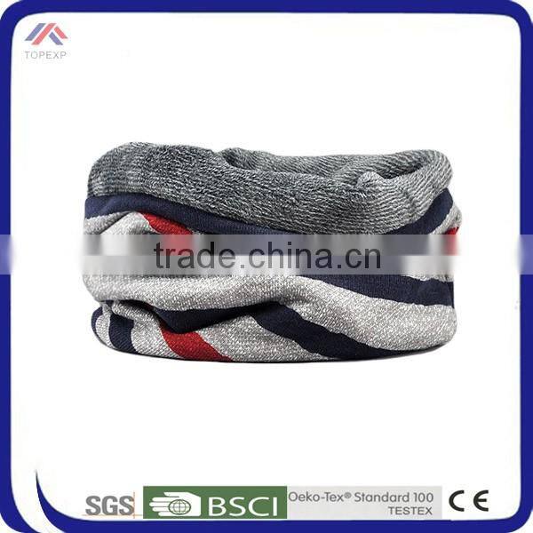 Male Winter Warm Neck Warmer Striped Scarf