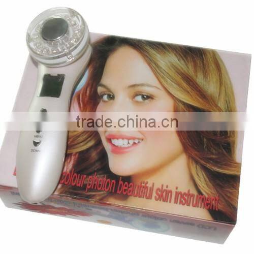 2 IN 1 Seven Colour Photon ultrasonoic facial careequipment with ce