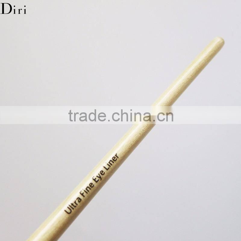 OEM cheap wooden handle eyeliner makeup brush