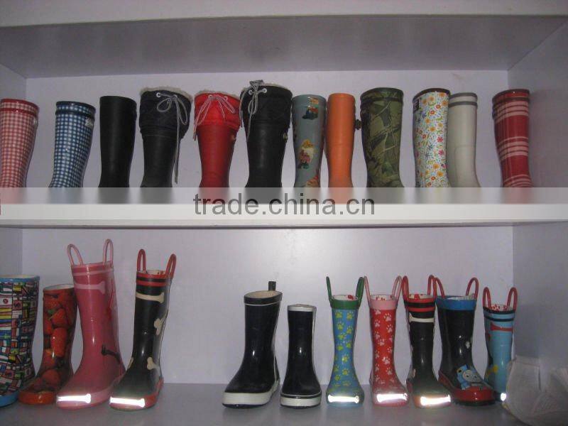 2016 women/men rubber boots with printing