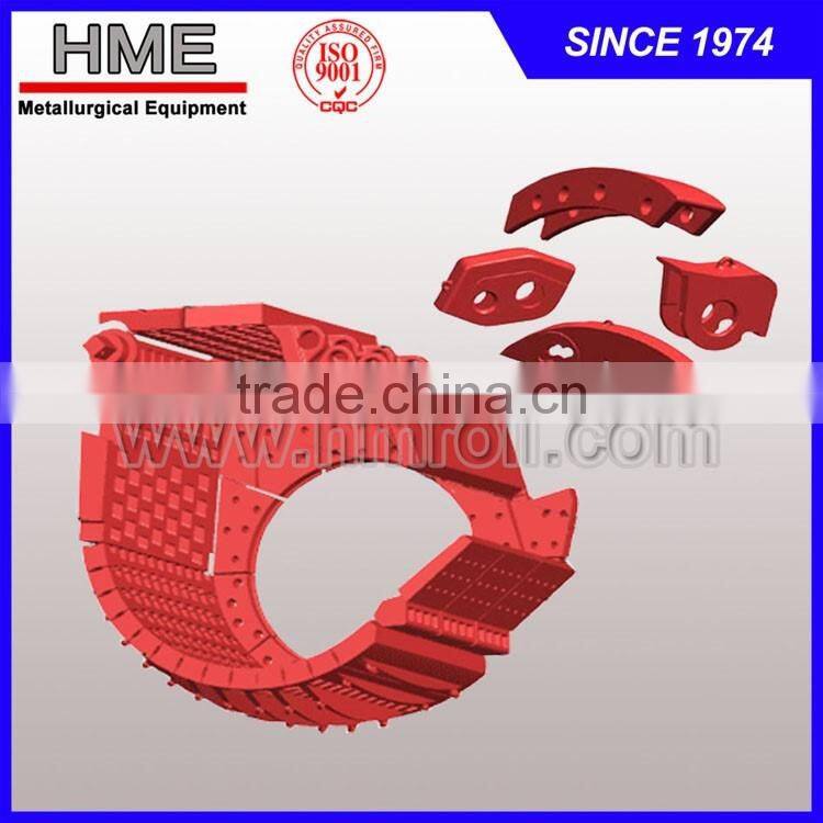 Recycling metal shredder wear parts