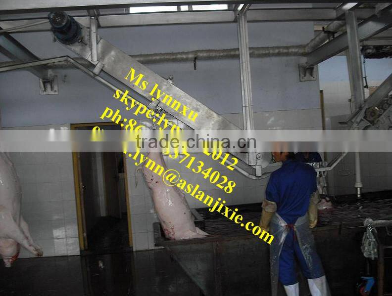 pig slaughter machine /automatic pig bloodletting equipment