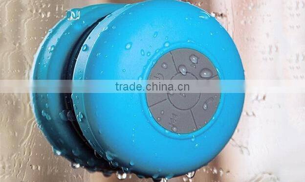Bluetooth Waterproof Wireless Shower Handsfree Mic Suction Speaker Gift Rainbow Colors