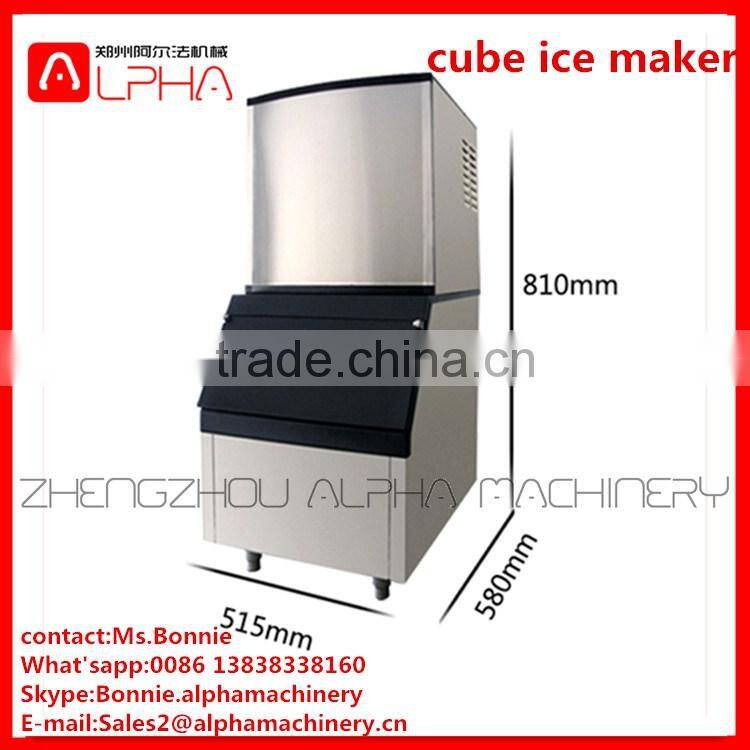 Large output professional Top Sales mini cube ice maker machine/ ice block making machine