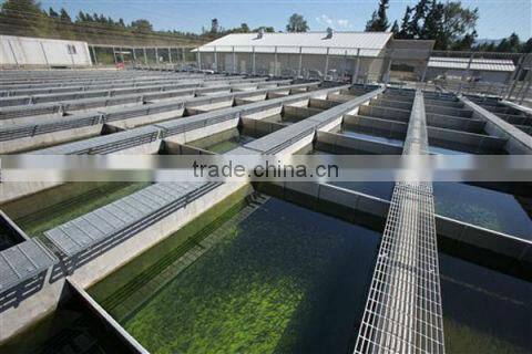 Galvanized steel serrated floor fish screen