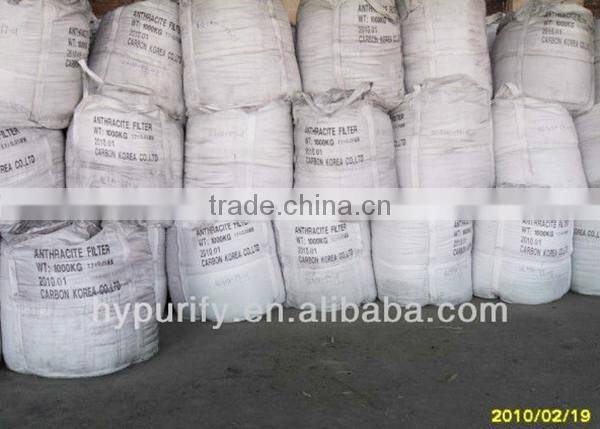 Granular bulk anthracite filter media for sewage water treatment industry