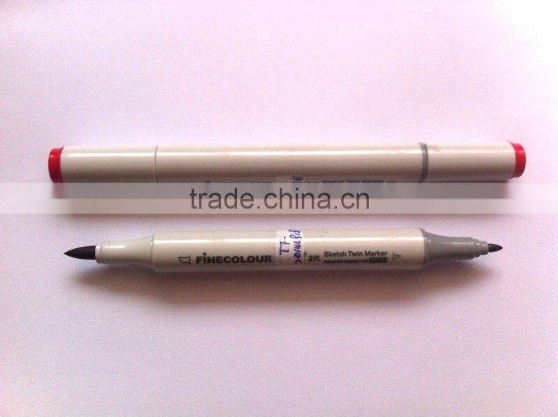 Twin brush marker Double brush marker set