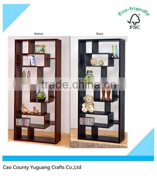 wooden display cabinet hollow-out