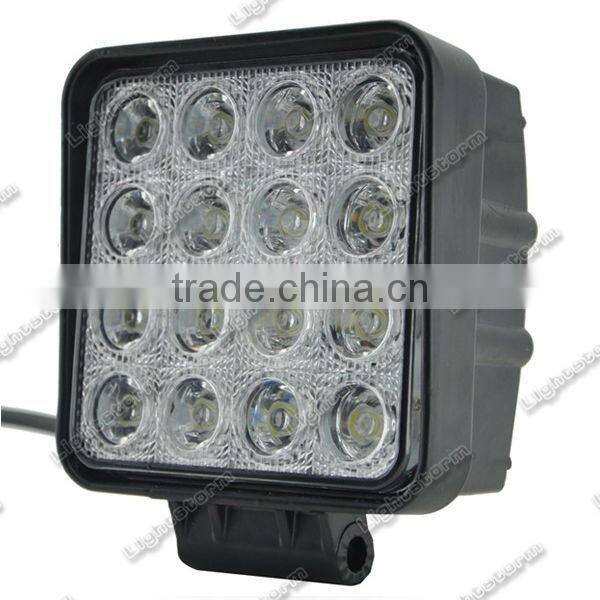 Super Bright 48W LED Work Light for mining truck ATV UTV epistar 3w led tracktor working light 12v