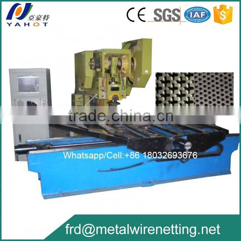 automatic 6mm thickness perforated metal mesh making machine