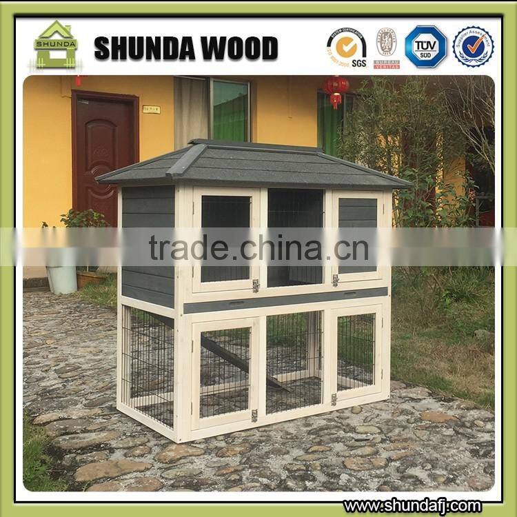 SDR028 wholesale luxury wooden rabbit cages