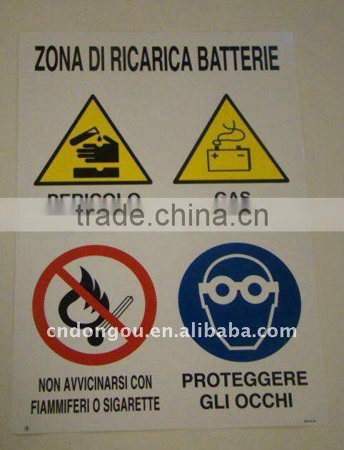 Forbidden Safety Warning signs