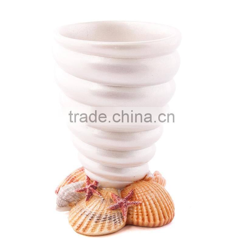 Ocean Series shell Design Bathroom Accessory Set