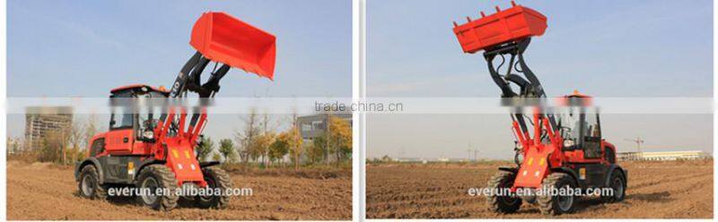 Qingdao Everun ER10 Front Loader Type Mini Multi-function Loader With New Style Cabin