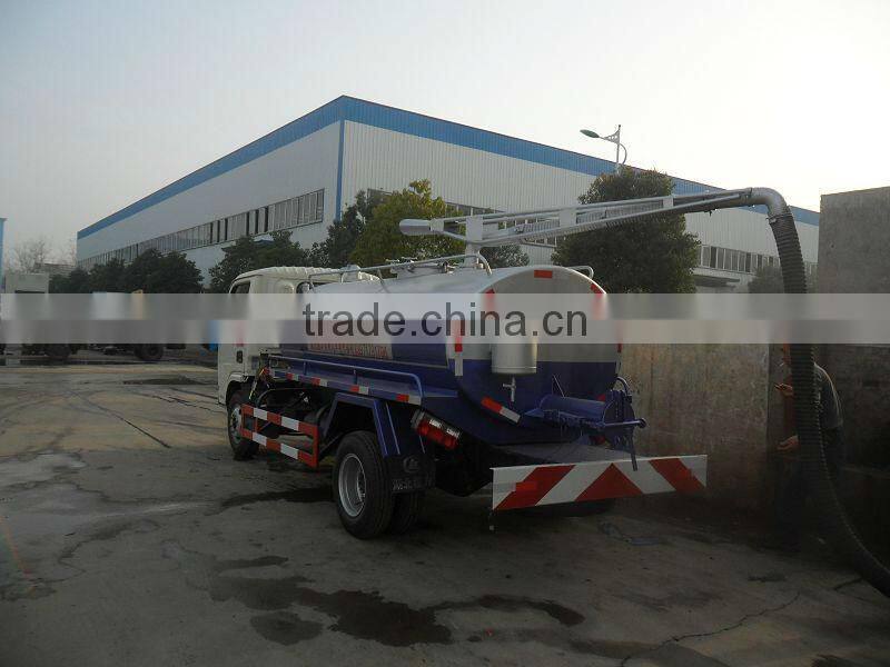 4000L fecal suction truck for sale dongfeng 4*2