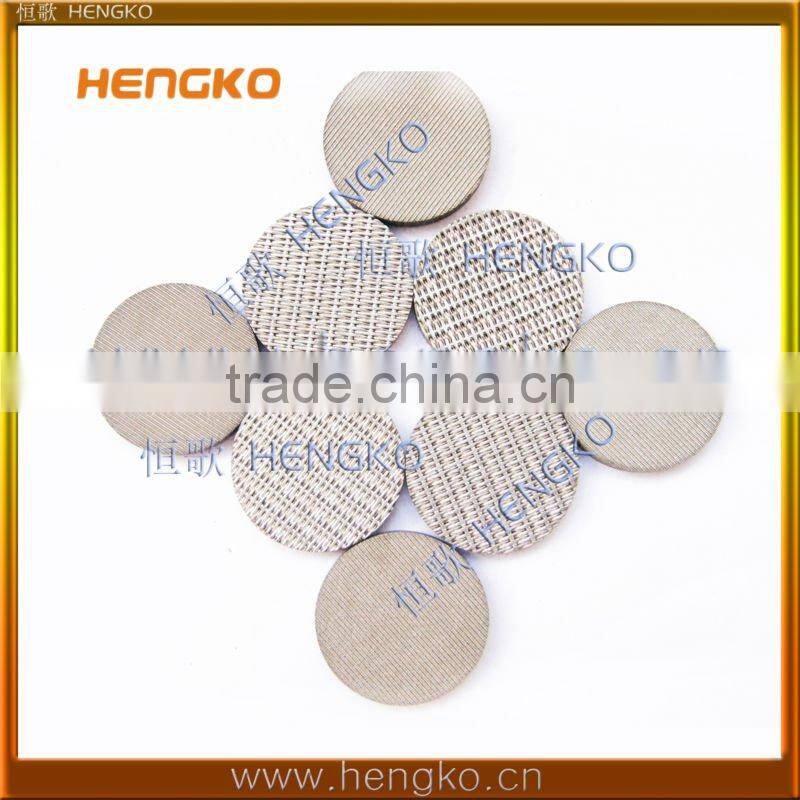 Sintered stainless steel micro mesh water filter