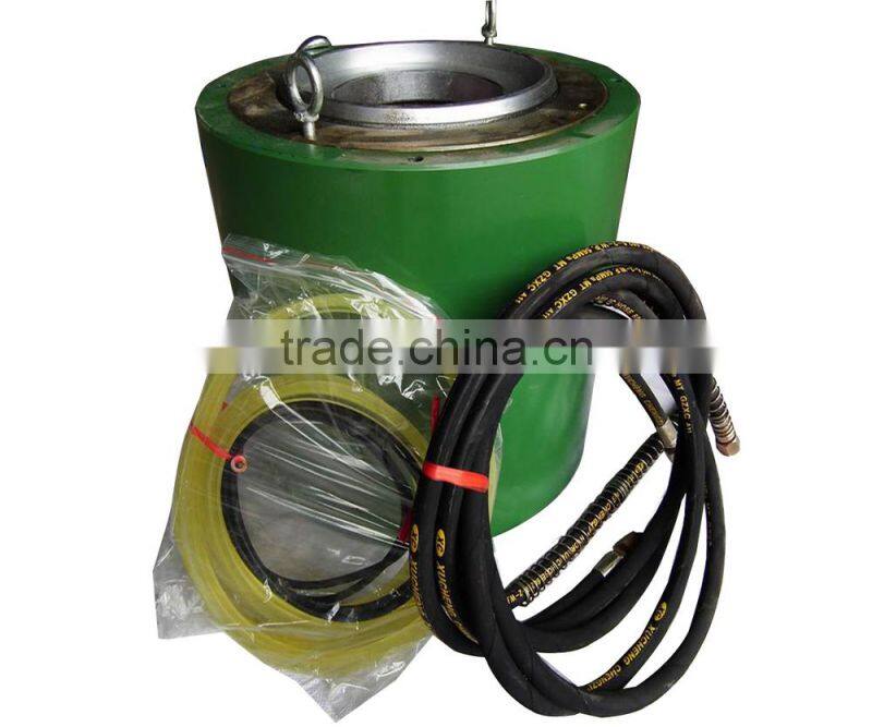 YDC feed-through prestressing concrete hydraulic stressing jack