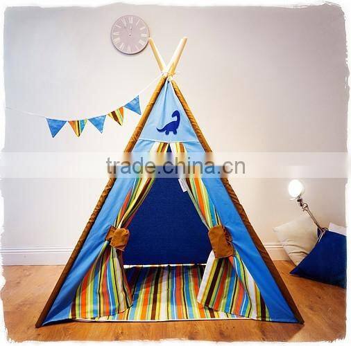 Promotional Customized Kids Teepee tipi play indian tent wigwam wholesale