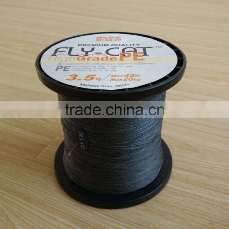 8 strands of pe braided fishing line 12 connected spools