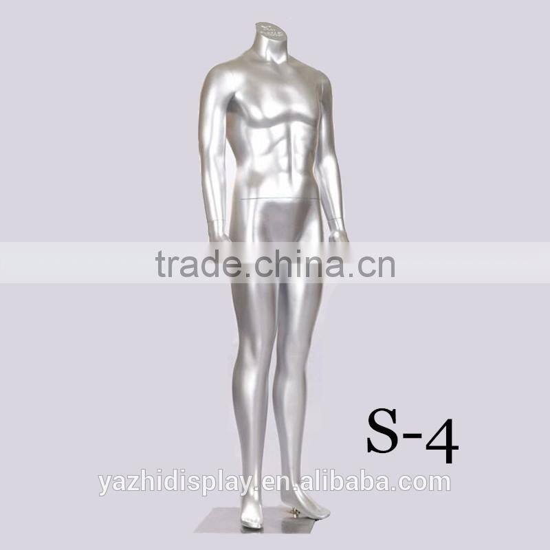 wedding dress silver sexy female mannequin without head for sale