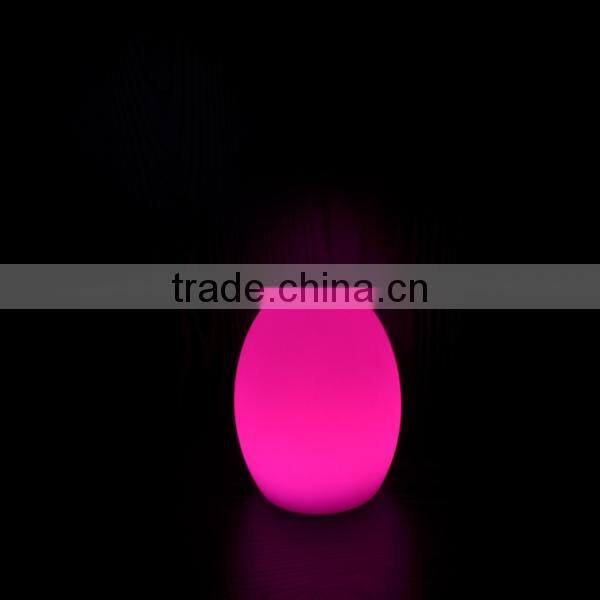 Egg shape rechargeable Battery LED Table Lamp