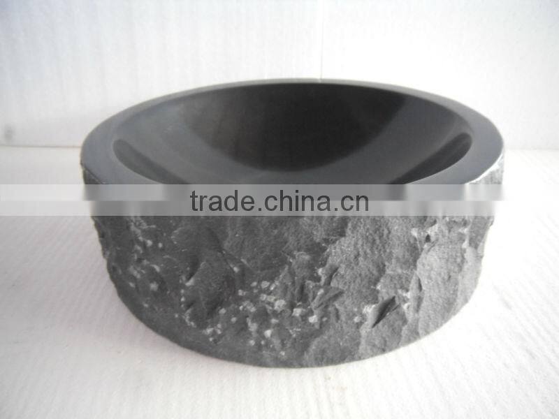 Guangxi Black Marble Bathroom Sink Washbasin