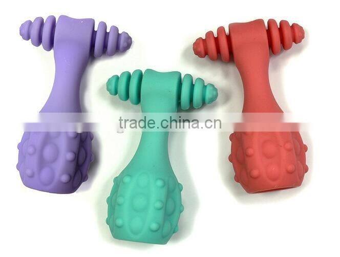 Super Safe Silicone Turkey Leg Dog Toy