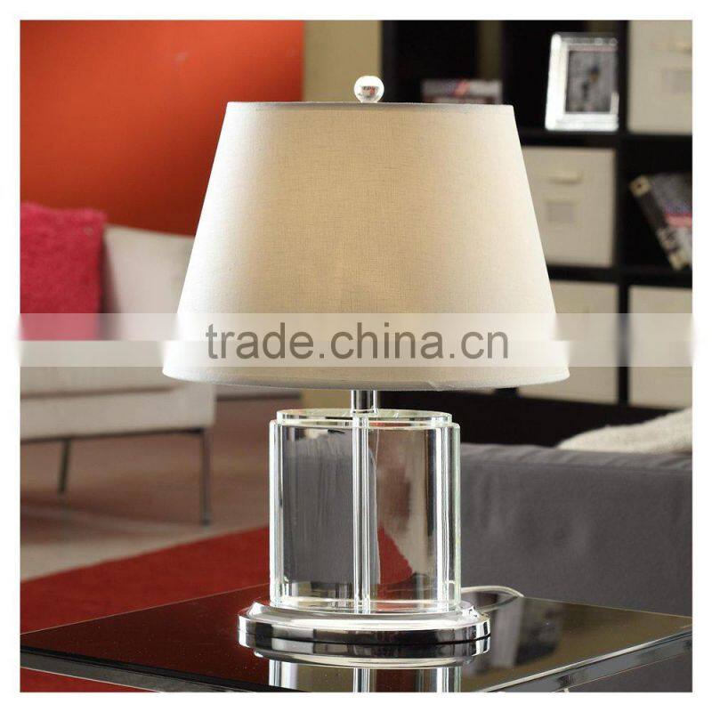 good quality antique crystal chandelier table lamp