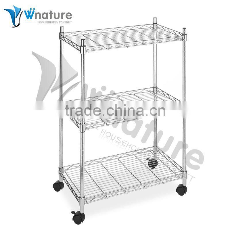 Consort 3 Drawer kitchen Storage Trolley bathroom shelves for bathroom from shenzhen to wordwhile