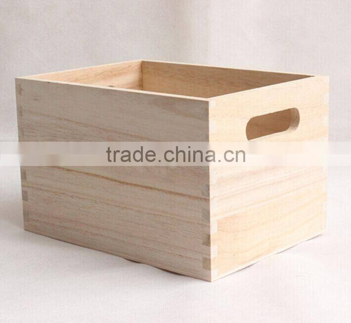 China Supplier Rustic handcraft wooden crates wholesale