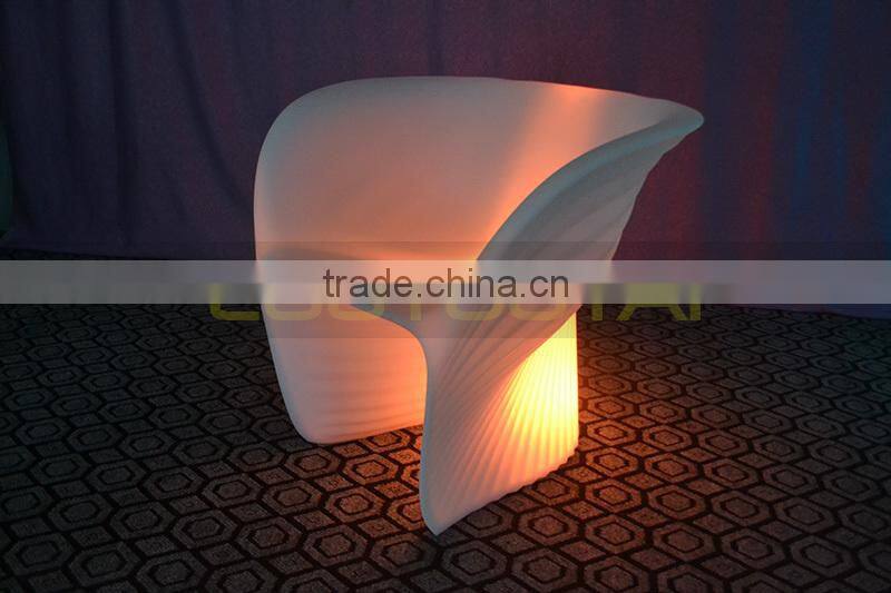 Design from Vondom ---Remote Control LED Chair/ Nightclub Cafe Shop Glow Armchair
