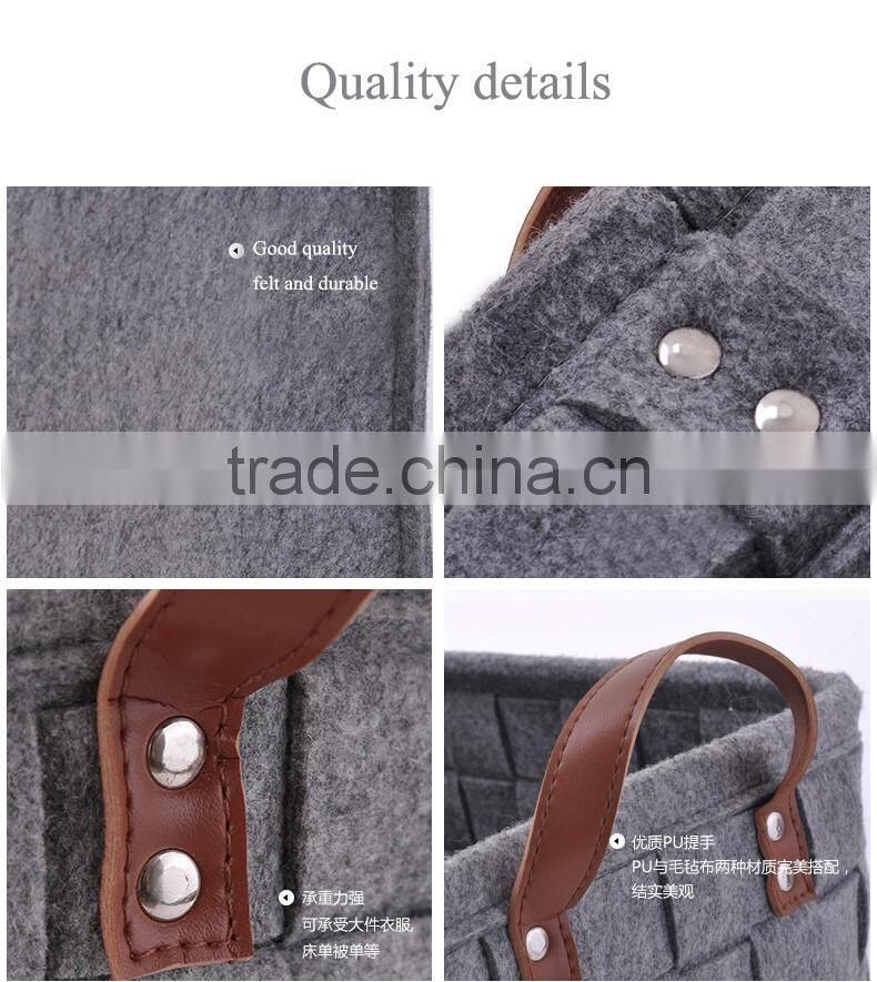 Sundries Felt Storage Box, Felt Storage Basket