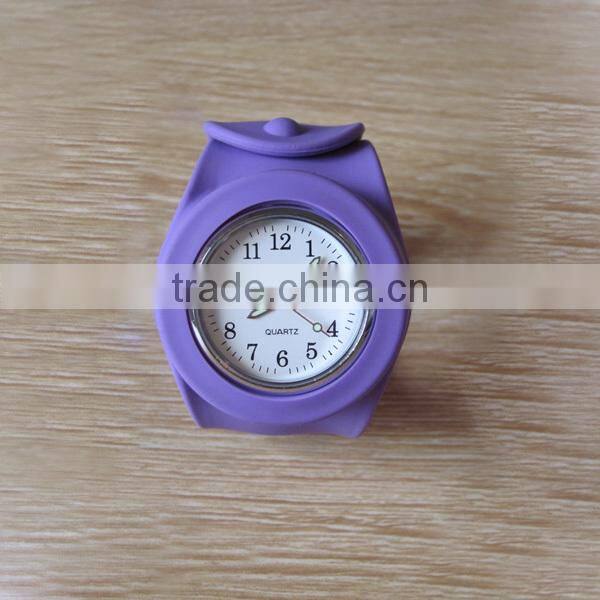Fashion cheap wholesale adults kids personalized silicone slap watches