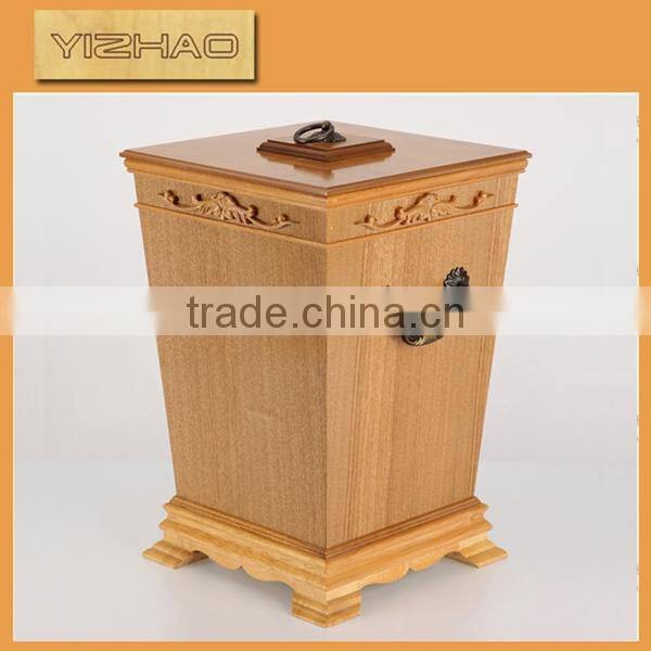 Luxury Decorative Wooden Trash Can