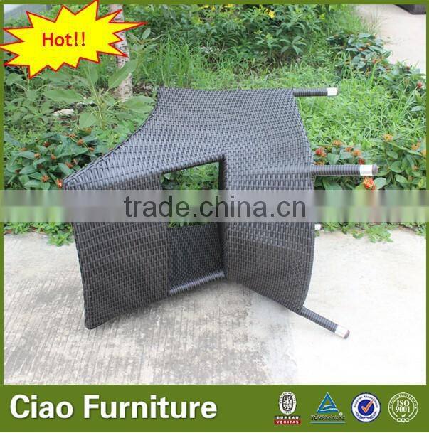 UV resistant outdoor furniture garden poly rattan table and chairs