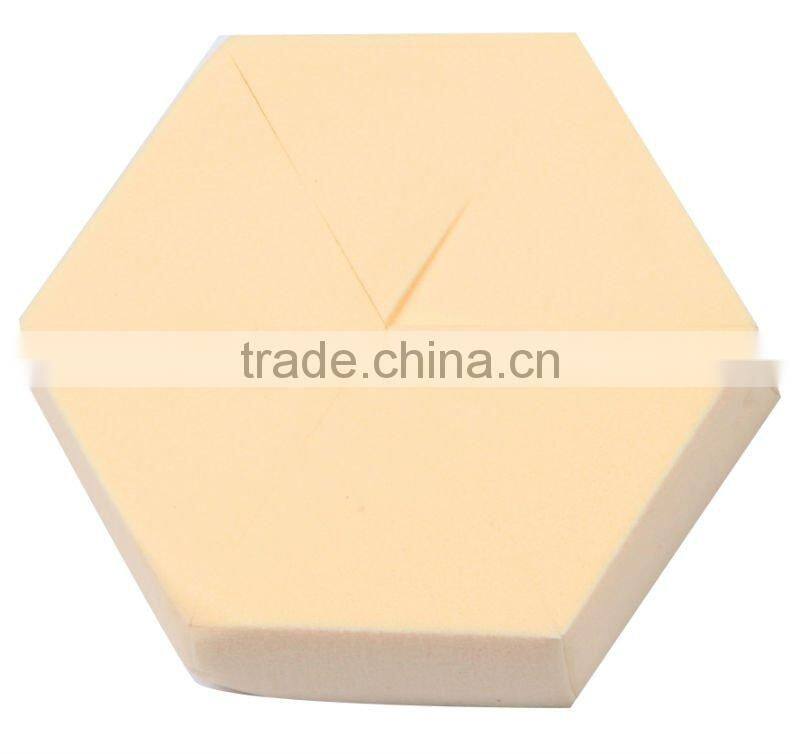 Hexagon sponge wedge latex cosmetic sponge