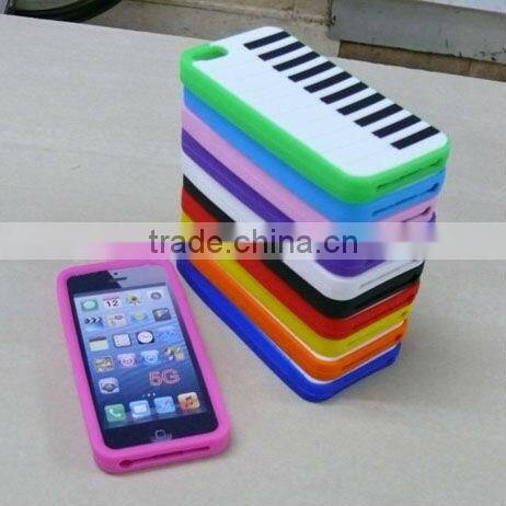 New Style Silicone Piano Mobile Phone Case