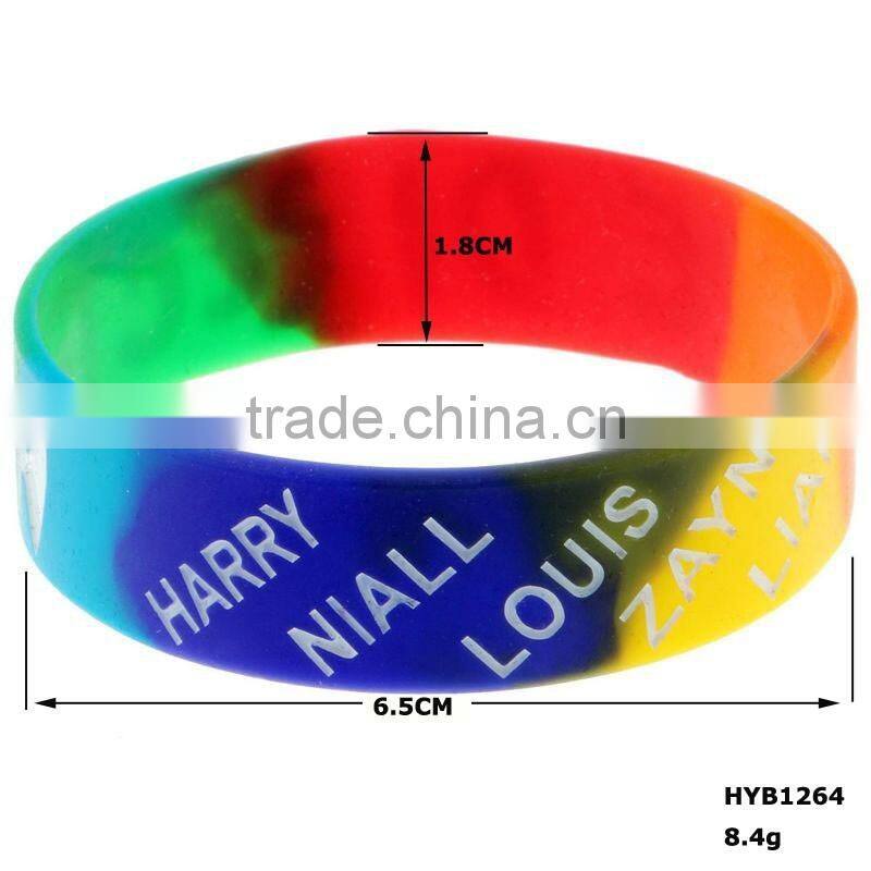 Silicone Bracelets 5mm Band Wholesale Party Gift Silicone Wristband
