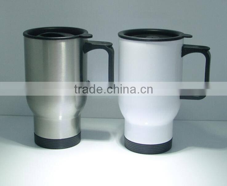 400ml design fashion model, stainless steel travel mug ,stainless steel auto mug