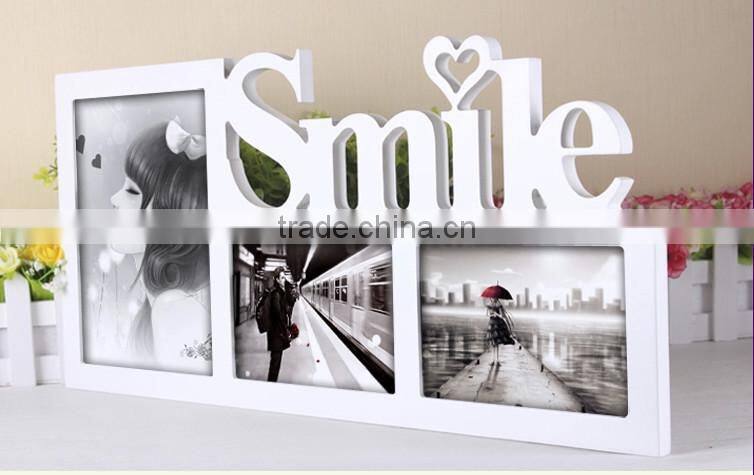 Molden decorate wooden picture/photo frame