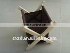 Wood magzine rack storage rack