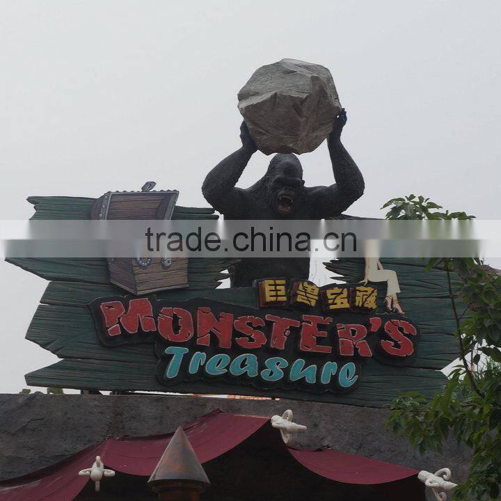 Animal park giant orangutan decoration