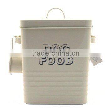 Natural Powder Paint Pets Good Dog Food Storage Canister