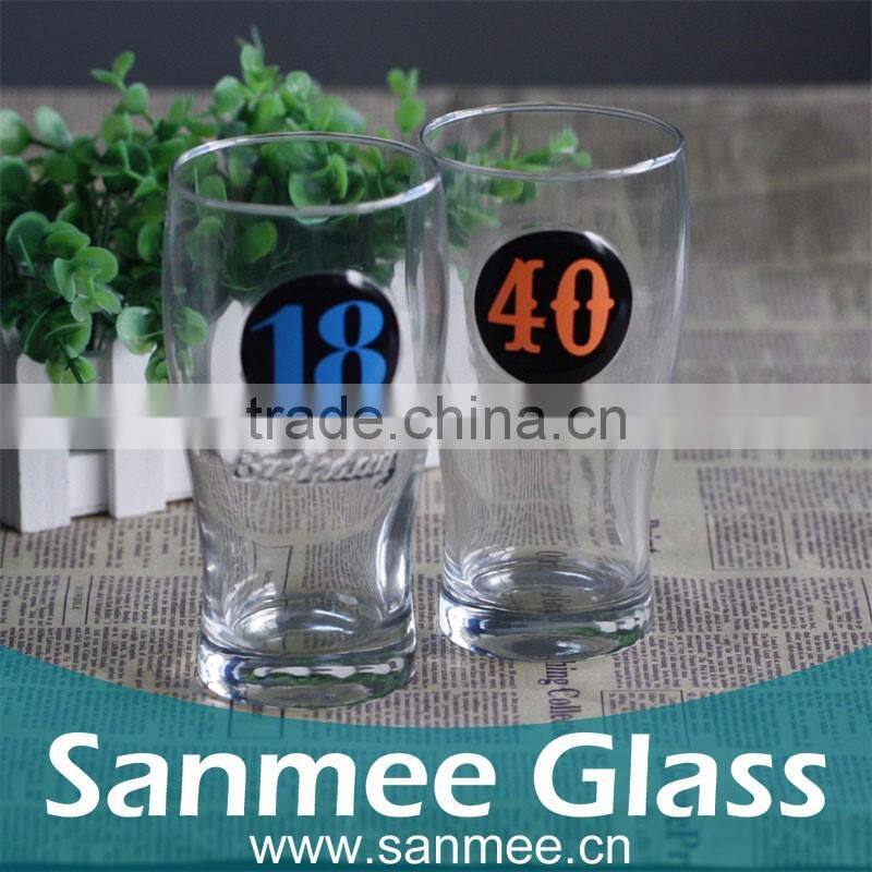 Manufacture Creative Glass Suction Drinking Glass Cup