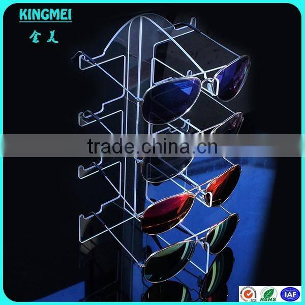 wholesale acrylic sunglasses glasses holder plexiglass optical frame display rack lucite eyewear display stands
